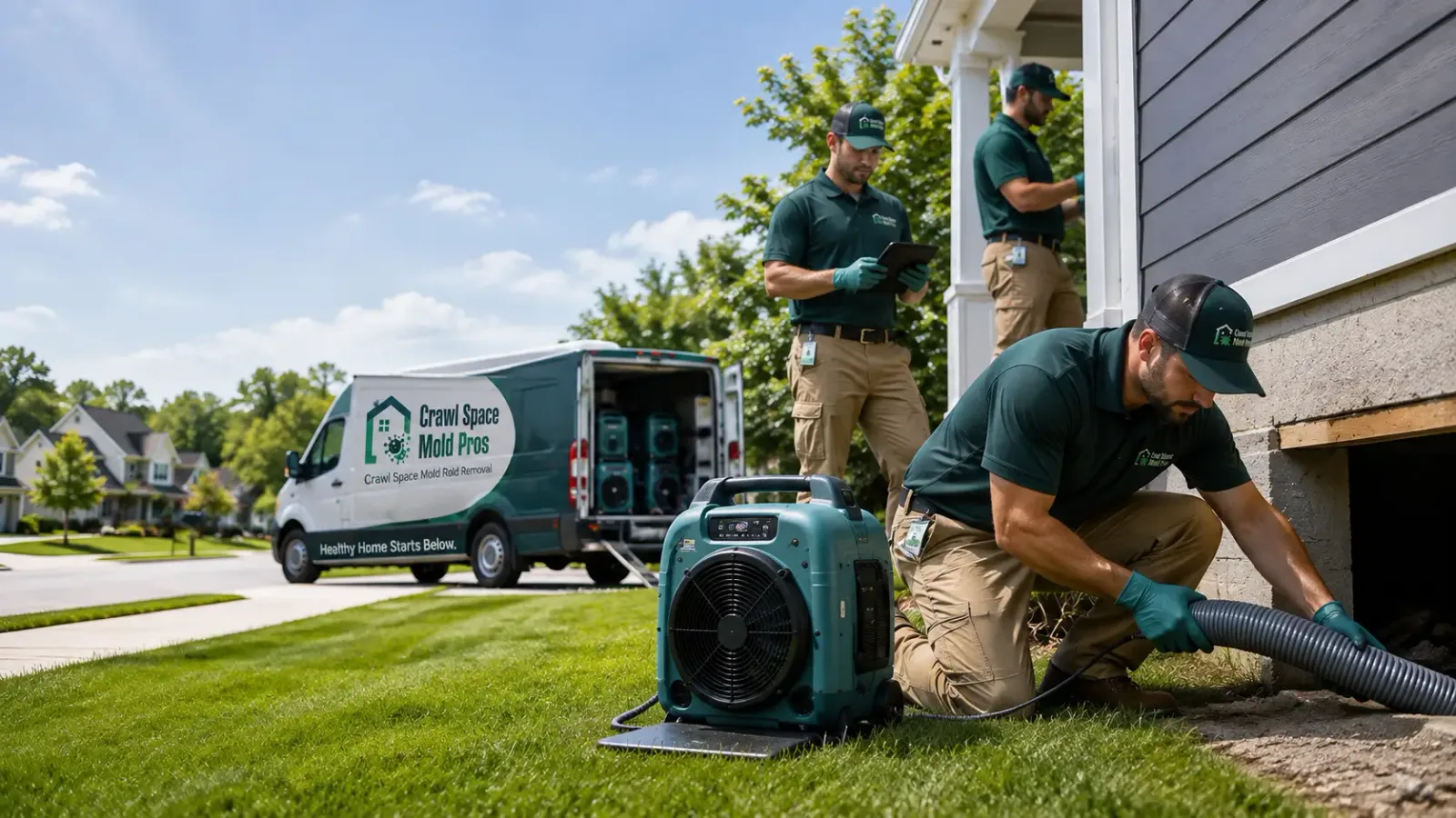 Crawl Space Mold Removal in Pekin, IL